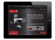 Alfa Romeo Intranet Website design on ipad