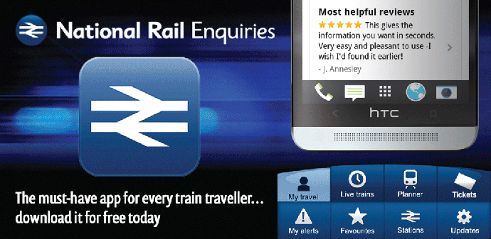 National Rail Enquiries Amazon Animated Banner design